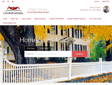 Tablet Screenshot of bcooperhomes.com